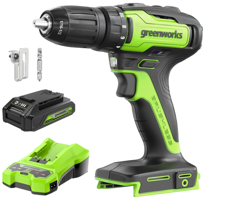 Greenworks 24V Brushless Cordless Drill